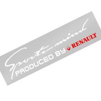 1 vnt. Automobilio žibinto antakių lipdukas, individualizuotas priekinio žibinto lipdukas Renault Dacia Megane 2 3 Duster Logan Clio 4 Scenic 2 Captur priedams Renault balta