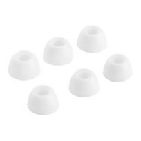 3 Pairs Ear Tips Soft Silicone S M L Size Replacement Earbuds Cover for Galaxy Buds 2 SM R177 balta