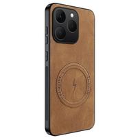 For Realme 15T Luxury Leather Magnetic Phone Case For Realme 15 Pro Wireless Charging Shockproof Bumper Cover Realme Note 70T Realme 15 Pro ruda