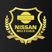 1 vnt. Automobilio kėbulo 3D lipdukai Kviečių varpų stiliaus emblema Automobilio apdaila Nissan DAYZ Livina Roox Sentra Altima Cube Micra Note Skyline Versa Kicks Rogue auksas