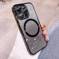 Blizgantis dengimas Magnetinis žiedas Telefono dėklas Xiaomi Mi 14 15 Ultra 13 12 11 10T Lite 11T 12T 13T 14T Pro 11i 11X 12X Minkštas viršelis Xiaomi Mi 10T Pro juoda