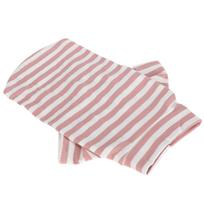Medvilniniai dryžuoti marškinėliai augintiniams Šuo Mažas paršelis Katė Kvėpuojantys marškinėliai Minkšti šuniukų drabužiai XS Pink and White