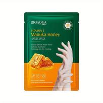 1/3/5 poros Vitaminas E ir Medaus-Mangu vaisių rankų kaukė, giliai drėkinanti, skaistinanti ir minkštinanti sausas rankas, ideali rudens ir žiemos rankų priežiūrai 1pc