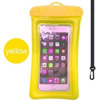 IP68 Universalus Vandeniui Atsparus Telefono Dėklas Krepšys iPhone 16 15 14 13 12 11 Pro Max X Xiaomi Samsung S24 Ultra Plaukimo Dėklas Priedai geltona
