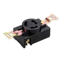 2KW Generator Plug Anti Loose Plug GX160 Anti Off Three Pin Plug American Plug 250V Generator Plug Replacement Part