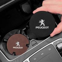 1/2 vnt. Automobilio neslystančios įdėklai puodeliams, padėkliukai Automobilio priedai Peugeot 308 408 508 RCZ 208 3008 2008 206 207 108 406 407 408 206 207 208 306 307 1pcs raudona