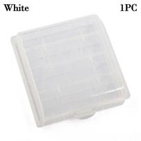 Battery Holders Organizer For 14500 10440 4 AA AAA Battery Case Battery Box Battery Holder Storage White-1pc