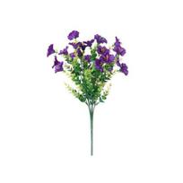 Dirbtiniai ryto žiedai, atsparūs UV spinduliams, plastikiniai augalai namų vazonams, verandai, kiemui, langų dekoravimui violetinė