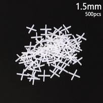500 vnt. 1/1,5/2/2,5/3/5 mm keraminės plytelių tarpinės kryželiai plastikinės plytelės santechnikas daugkartinio naudojimo išlyginimo sistema statybiniai įrankiai 1.5mm 500pcs