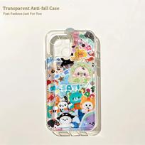 Anime M-Mascot GMMTVS Phone Case for IPhone 17 16 16e 15 14 13 12 11 Mini Pro Max X XR XSMax 7 8 Air Plus Transparent Back Cover iPhone 11