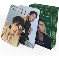KPOPauksinis albumas nuotraukų kortelės Pirmasis solo albumas nuotraukų kortelės Kpop Lomo kortelių rinkinys Dovana Prekės berniukams ir mergaitėms JUNGKOOK