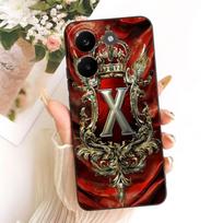 For Xiaomi Poco X8 Pro / X8 Pro Max Feather Crown Initial Letter Phone Case For Poco X8Pro X 8 Pro Max 5G Soft Silicone Cases Poco X8 Pro