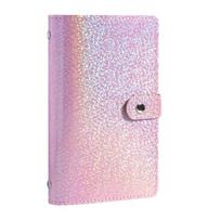 Savings Challenge Book with Reinforced Stitching Durable Storage Book Spending Control And Weekly Savings Planner Management Book rožinė