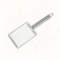 1PC Stainless Steel Fruit and Vegetable Slicer Tomato Flower Egg Cutting Tool with Handle