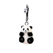 PP medvilnės panda pliušinis žaislas pakabukas papuošalas pliušinis kūrybiškas raktų pakabukas automobilio raktų aksesuarai Style A
