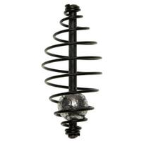 Yousheng Carp Fishing Feeder with Sinker Spring Coil Inline Method Feeder Bait Thrower Carp Bait Holder Cage Basket Fishing Accessories M
