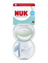 NUK - Perfect Match Green/Blue, Size 0-6 Months - Čiulptukas - Mėlyna