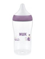NUK - Perfect Match Bottle 260 Ml, Hippo - Kūdikių buteliukas - Violetinė
