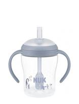 NUK - Perfect Match Learner Bottle Straw 150 Ml, Penguin - Gertuvė - Mėlyna