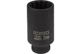 Dvylikakampė galvutė Rockforce 4488531, 31 mm, 1/2"
