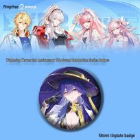 Wuthering Waves 2nd Anniversary Merchandise: Eos Laser Tickets, Photocard Badge, Standee, Keychain, Pendant, Ita Bag