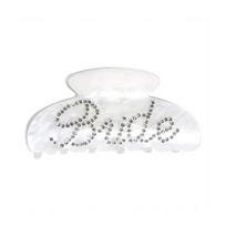 Glistening Rhinestones Wedding Hair Claw Clip Bridal Accessory For Parties Daily Use balta
