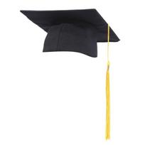 Adjustable  Ceremony Hat Wrinkle Resistant Mortarboard For College Student And Faculty Members Dressingup geltona