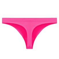 Women's Sexy Breathable Low-Waist Seamless Thong Triangle Underwear Small rožinė raudona spalva