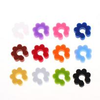 12Pcs Heart Flowers Silicone Wine Glass Markers Juice Champagne Cup Goblet Label Mug Tag Bar Wedding Identification Party Tools