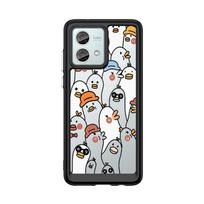 For Moto Edge 70/60/50/40 G77 G67 G57 G84 G86 G56 G15 G05 G75  Cute Duck  Hard Clear Case / G35 G85 G06 Shockproof Motorola Cover Moto Edge 70