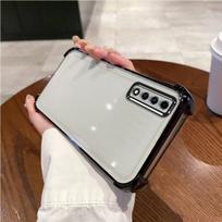Case for Samsung Galaxy A50/A50S/A30S Electroplated Color Border Clear Phone Casing Cover Galaxy A50/A50S/A30S juoda