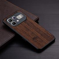Case for infinix note 60 pro note 50 50x Pro 4G Straight Wood Grain PU Leather phone cover funda for infinix note 60 pro case Infinix Note 50 Pro 4G kava