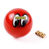 MOONEYES Apvalaus rutulio stiliaus automobilio pavarų perjungimo rankenėlė Shifter svirties galvutė MOON Red