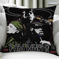 Playboi Carti I Am Music Rap cushion cover Birthday Anniversary Gift Double Sided Printed Zipper Cushion Cover Soft Skin Bedding 30x30CM(12x12in)