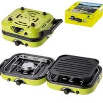 Dviguba turistinė kempingo viryklė Dual Compact + grilis
