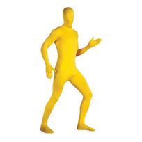 Versatile Halloween Costume Unisex Ninja Stealth Bodysuit For Performances Fit Height 140cm/55.12 geltona