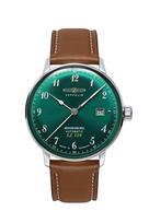 LZ129 Hindenburg 5 ATM Water Mineral Green [ZEPPELIN] Watch, Quartz, Resistant, Glass, Dial, 8056-4, Men's [Used]
