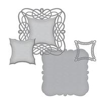 Tuščiavidurio rėmo fono štampai Metaliniai pjovimo štampai rėmeliai Scrapbooking kortelių albumo reljefiniai amatai