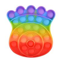 Juokingi žaislai „Fidget“ antistresiniai žaislai suaugusiems vaikams „Stumdomi burbuliukai“ jutimo žaislas