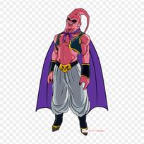 Drabužių maišelio geležiniu būdu užklijuojami terminiai lipdukai Majin Boo lipdukas Majin Buu Goku raštas plaunami šilumos pernešimo lipdukai