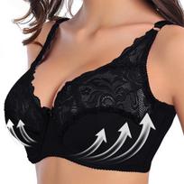 Nėriniuota liemenėlė didesnio dydžio liemenėlė Moteriški apatiniai drabužiai Bralette Crop Top Sexy Moteriška Liemenėlė Didelė BH vamzdinė viršutinė moteriška Push Up liemenėlė Suvarstoma liemenėlė 36/80BC raudona