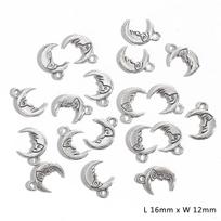Multiple Style Fashion Alloy Silver Accessories For Jewelry Component Making DIY Necklace Bracelet Earring 12*16mm 20pcs sidabras