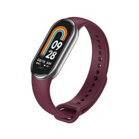 Silikoninis dirželis skirtas Xiaomi Mi Band 8 Correa Sport apyrankei Miband8 NFC išmaniajai apyrankei Pulseira pakeičiamiesiems MiBand 8 priedams For Xiaomi Mi Band 8