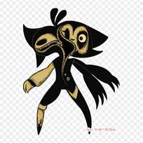 Bendy And The Ink Machine Oc Drawing Bendy And The Ink Iron on Heat Transfer Printing Vinyl Patches Sticker for Clothes DIY Appliques Washable Patches beige