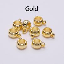 50 vnt/sl. Pakabukų segtukai Užsegimo kabliukai CCB Didelės skylės karoliukų tarpiklis Laisvi karoliukai Jungtis papuošalų gamybos reikmenims 8mm x 50pcs