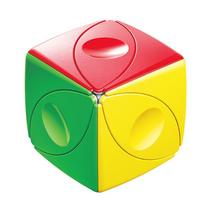 Shengshou Eye Magic Cube Eye Stickerless Speed ​​Cube Twist Itin lygūs žaislai Profesionalios dovanos vaikams red