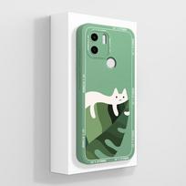„Xiaomi Redmi A1+ A2+ Plus“ dėklui, galinis dangtelis, madingas avokadas, matinis, minkštas skystas silikonas, atsparus smūgiams kvadratinis telefono krepšys, apsauginis korpusas, buferis Redmi A1+/A2+