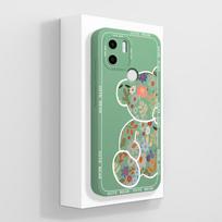 „Xiaomi Redmi A1+ A2+ Plus“ dėklui, galinis dangtelis, madingas avokadas, matinis, minkštas skystas silikonas, atsparus smūgiams kvadratinis telefono krepšys, apsauginis korpusas, buferis Redmi A1+/A2+