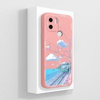„Xiaomi Redmi A1+ A2+ Plus“ dėklui, galinis dangtelis, madingas avokadas, matinis, minkštas skystas silikonas, atsparus smūgiams kvadratinis telefono krepšys, apsauginis korpusas, buferis Redmi A1+/A2+
