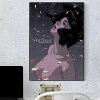Anime Perfect Blue Plakatai Estetiški Manga Komiksų Filmo Dekoratyviniai Tapybos Sienos Meno Spaudiniai Kawaii Kambario Dekoras Namų Drobės Plakatas 21cm×30cm NoFrame